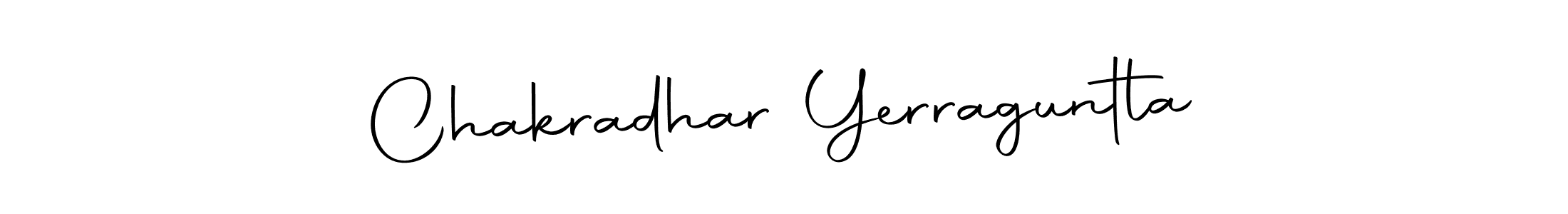 The best way (Autography-DOLnW) to make a short signature is to pick only two or three words in your name. The name Chakradhar Yerraguntla include a total of six letters. For converting this name. Chakradhar Yerraguntla signature style 10 images and pictures png