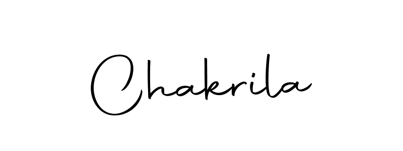 Design your own signature with our free online signature maker. With this signature software, you can create a handwritten (Autography-DOLnW) signature for name Chakrila. Chakrila signature style 10 images and pictures png