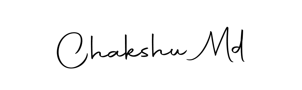 Use a signature maker to create a handwritten signature online. With this signature software, you can design (Autography-DOLnW) your own signature for name Chakshu Md. Chakshu Md signature style 10 images and pictures png