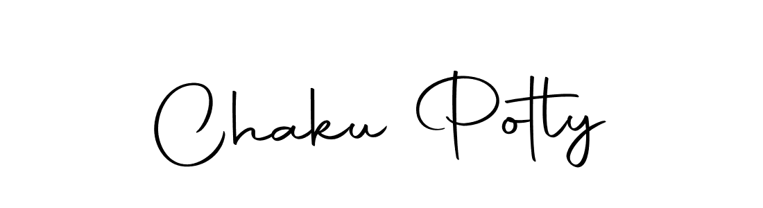 Design your own signature with our free online signature maker. With this signature software, you can create a handwritten (Autography-DOLnW) signature for name Chaku Potly. Chaku Potly signature style 10 images and pictures png