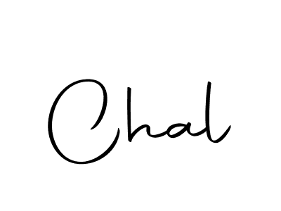 How to make Chal signature? Autography-DOLnW is a professional autograph style. Create handwritten signature for Chal name. Chal signature style 10 images and pictures png