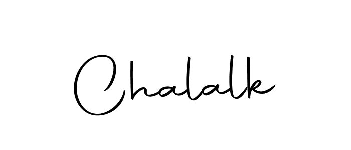 Create a beautiful signature design for name Chalalk. With this signature (Autography-DOLnW) fonts, you can make a handwritten signature for free. Chalalk signature style 10 images and pictures png