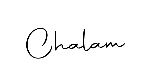 You should practise on your own different ways (Autography-DOLnW) to write your name (Chalam) in signature. don't let someone else do it for you. Chalam signature style 10 images and pictures png