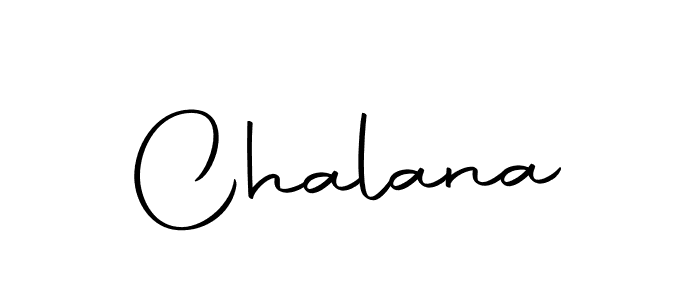 Design your own signature with our free online signature maker. With this signature software, you can create a handwritten (Autography-DOLnW) signature for name Chalana. Chalana signature style 10 images and pictures png