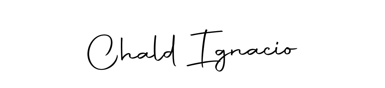Create a beautiful signature design for name Chald Ignacio. With this signature (Autography-DOLnW) fonts, you can make a handwritten signature for free. Chald Ignacio signature style 10 images and pictures png