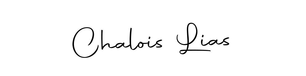 How to make Chalois Lias name signature. Use Autography-DOLnW style for creating short signs online. This is the latest handwritten sign. Chalois Lias signature style 10 images and pictures png