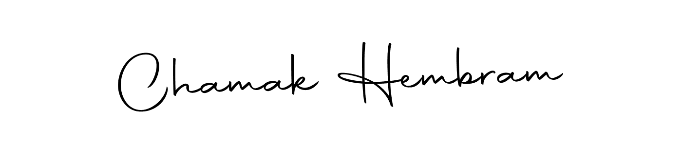 Make a beautiful signature design for name Chamak Hembram. With this signature (Autography-DOLnW) style, you can create a handwritten signature for free. Chamak Hembram signature style 10 images and pictures png