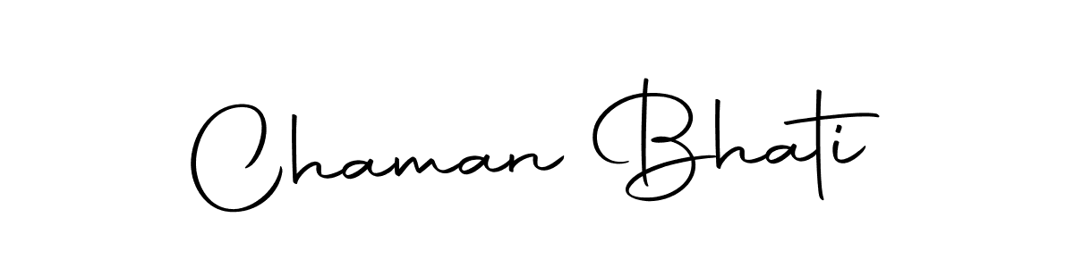 Make a beautiful signature design for name Chaman Bhati. Use this online signature maker to create a handwritten signature for free. Chaman Bhati signature style 10 images and pictures png