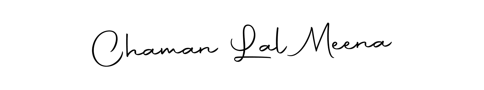 Create a beautiful signature design for name Chaman Lal Meena. With this signature (Autography-DOLnW) fonts, you can make a handwritten signature for free. Chaman Lal Meena signature style 10 images and pictures png