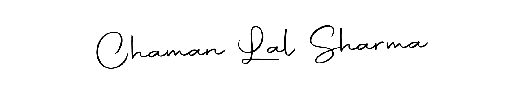 Create a beautiful signature design for name Chaman Lal Sharma. With this signature (Autography-DOLnW) fonts, you can make a handwritten signature for free. Chaman Lal Sharma signature style 10 images and pictures png