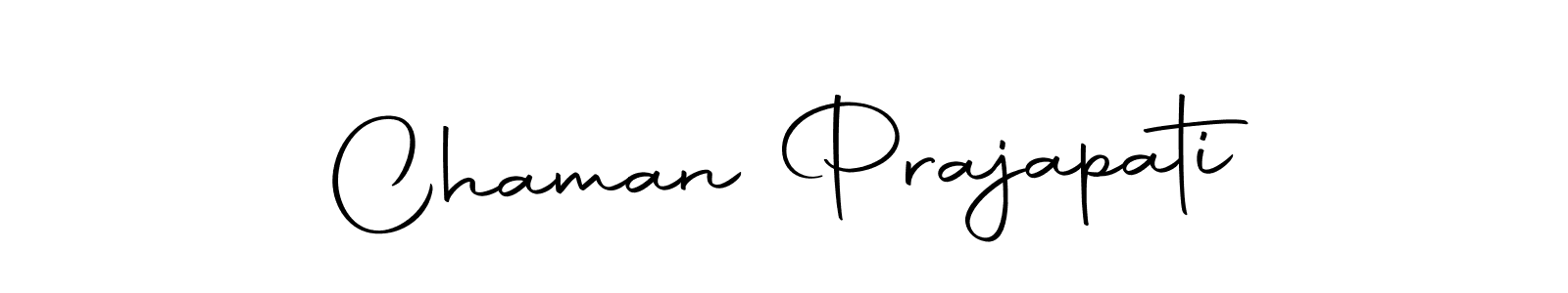 The best way (Autography-DOLnW) to make a short signature is to pick only two or three words in your name. The name Chaman Prajapati include a total of six letters. For converting this name. Chaman Prajapati signature style 10 images and pictures png