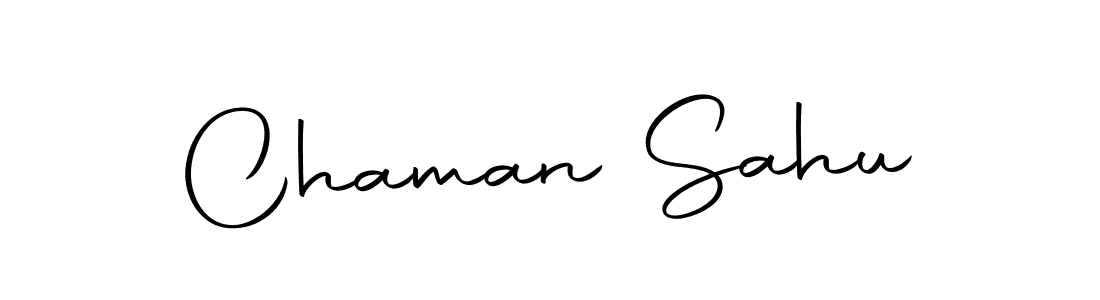 Use a signature maker to create a handwritten signature online. With this signature software, you can design (Autography-DOLnW) your own signature for name Chaman Sahu. Chaman Sahu signature style 10 images and pictures png
