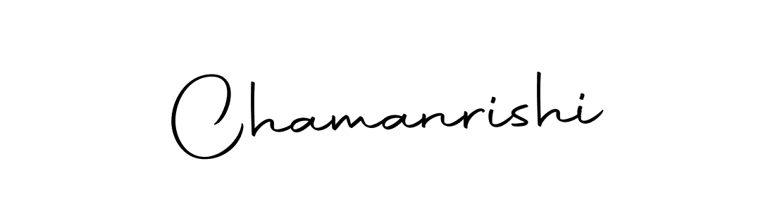 Create a beautiful signature design for name Chamanrishi. With this signature (Autography-DOLnW) fonts, you can make a handwritten signature for free. Chamanrishi signature style 10 images and pictures png
