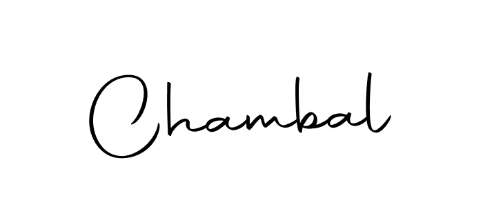 Create a beautiful signature design for name Chambal. With this signature (Autography-DOLnW) fonts, you can make a handwritten signature for free. Chambal signature style 10 images and pictures png