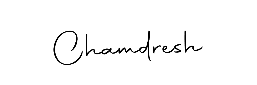 Make a beautiful signature design for name Chamdresh. Use this online signature maker to create a handwritten signature for free. Chamdresh signature style 10 images and pictures png