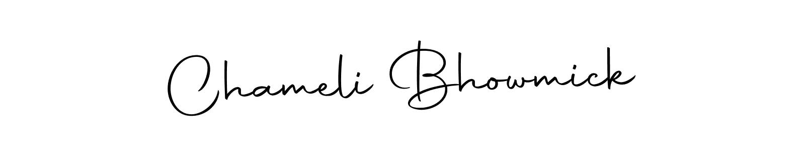 Use a signature maker to create a handwritten signature online. With this signature software, you can design (Autography-DOLnW) your own signature for name Chameli Bhowmick. Chameli Bhowmick signature style 10 images and pictures png