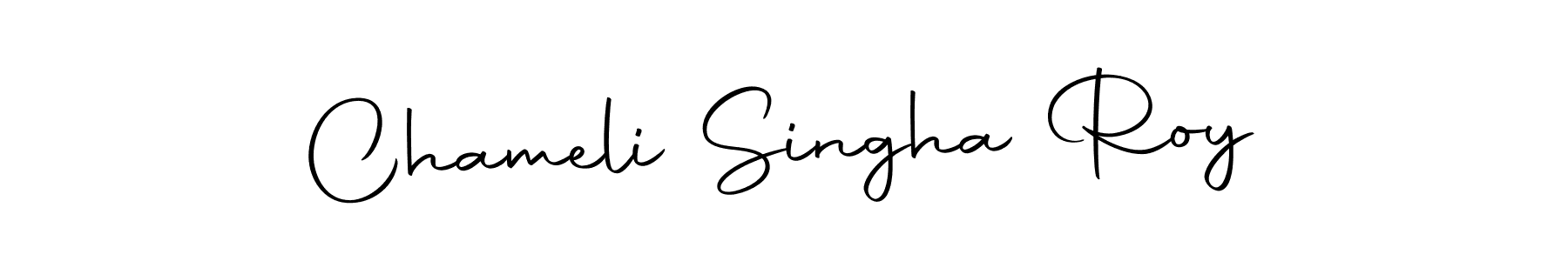 Design your own signature with our free online signature maker. With this signature software, you can create a handwritten (Autography-DOLnW) signature for name Chameli Singha Roy. Chameli Singha Roy signature style 10 images and pictures png