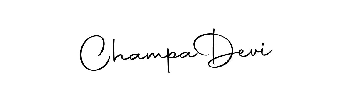 Make a beautiful signature design for name Champa  Devi. Use this online signature maker to create a handwritten signature for free. Champa  Devi signature style 10 images and pictures png