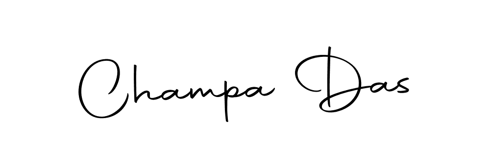 Design your own signature with our free online signature maker. With this signature software, you can create a handwritten (Autography-DOLnW) signature for name Champa Das. Champa Das signature style 10 images and pictures png