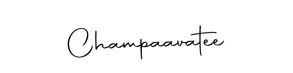 Make a beautiful signature design for name Champaavatee. With this signature (Autography-DOLnW) style, you can create a handwritten signature for free. Champaavatee signature style 10 images and pictures png