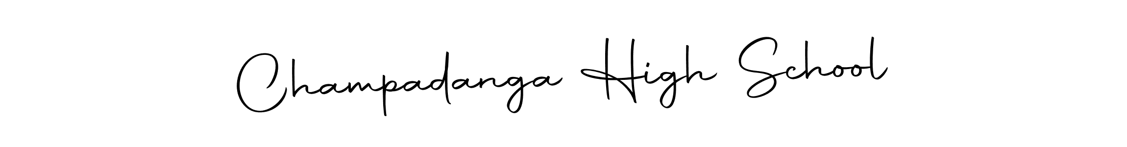 Use a signature maker to create a handwritten signature online. With this signature software, you can design (Autography-DOLnW) your own signature for name Champadanga High School. Champadanga High School signature style 10 images and pictures png