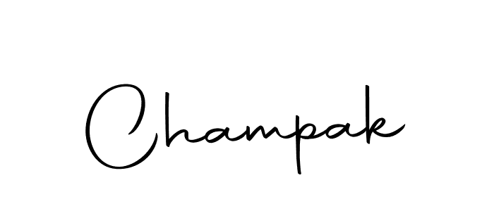 You should practise on your own different ways (Autography-DOLnW) to write your name (Champak) in signature. don't let someone else do it for you. Champak signature style 10 images and pictures png