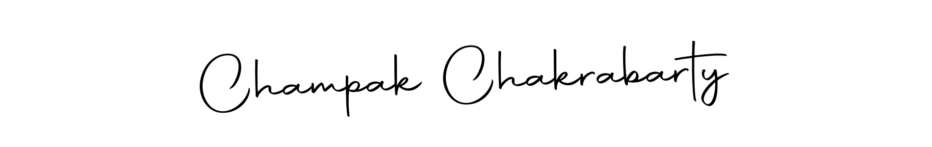 Also we have Champak Chakrabarty name is the best signature style. Create professional handwritten signature collection using Autography-DOLnW autograph style. Champak Chakrabarty signature style 10 images and pictures png