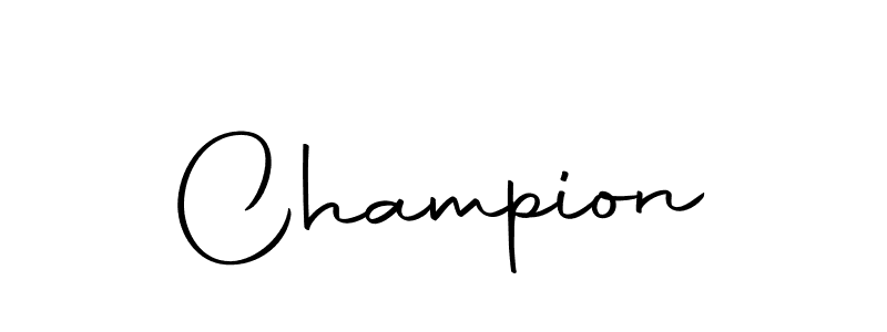 The best way (Autography-DOLnW) to make a short signature is to pick only two or three words in your name. The name Champion include a total of six letters. For converting this name. Champion signature style 10 images and pictures png