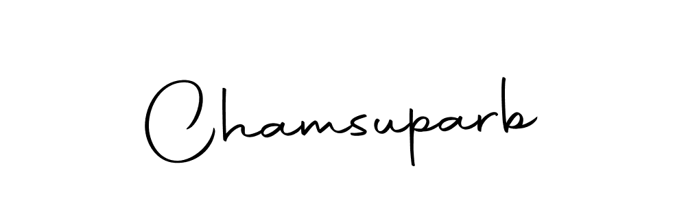 The best way (Autography-DOLnW) to make a short signature is to pick only two or three words in your name. The name Chamsuparb include a total of six letters. For converting this name. Chamsuparb signature style 10 images and pictures png