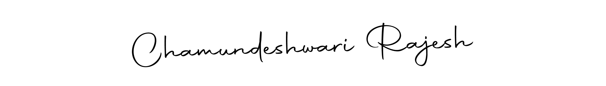 Design your own signature with our free online signature maker. With this signature software, you can create a handwritten (Autography-DOLnW) signature for name Chamundeshwari Rajesh. Chamundeshwari Rajesh signature style 10 images and pictures png