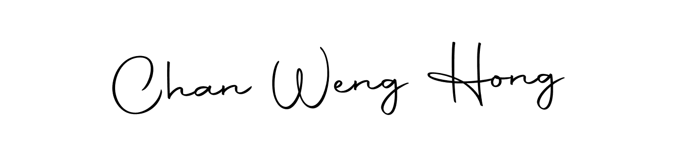 Autography-DOLnW is a professional signature style that is perfect for those who want to add a touch of class to their signature. It is also a great choice for those who want to make their signature more unique. Get Chan Weng Hong name to fancy signature for free. Chan Weng Hong signature style 10 images and pictures png