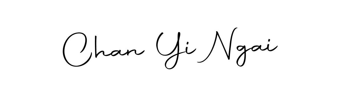 Create a beautiful signature design for name Chan Yi Ngai. With this signature (Autography-DOLnW) fonts, you can make a handwritten signature for free. Chan Yi Ngai signature style 10 images and pictures png