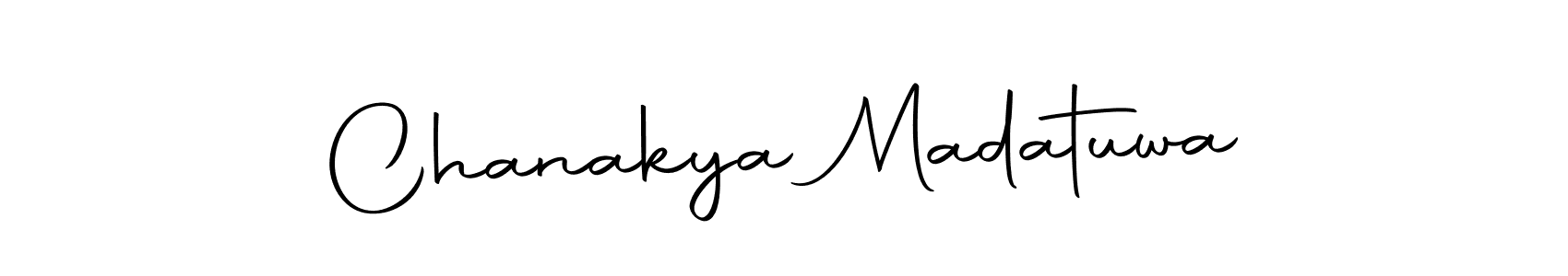 How to make Chanakya Madatuwa name signature. Use Autography-DOLnW style for creating short signs online. This is the latest handwritten sign. Chanakya Madatuwa signature style 10 images and pictures png