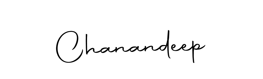Design your own signature with our free online signature maker. With this signature software, you can create a handwritten (Autography-DOLnW) signature for name Chanandeep. Chanandeep signature style 10 images and pictures png