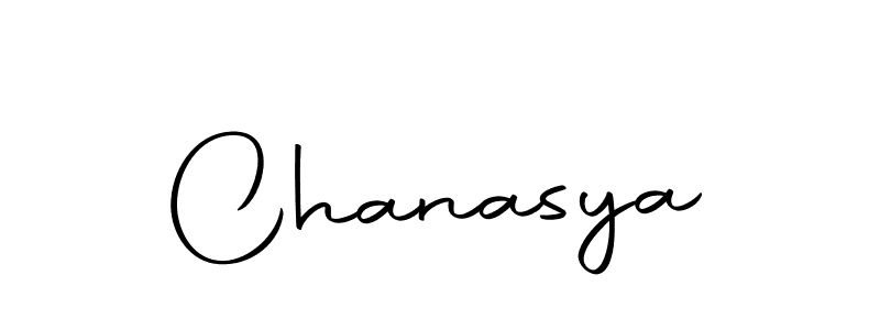 Use a signature maker to create a handwritten signature online. With this signature software, you can design (Autography-DOLnW) your own signature for name Chanasya. Chanasya signature style 10 images and pictures png