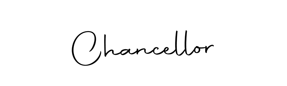 How to make Chancellor signature? Autography-DOLnW is a professional autograph style. Create handwritten signature for Chancellor name. Chancellor signature style 10 images and pictures png