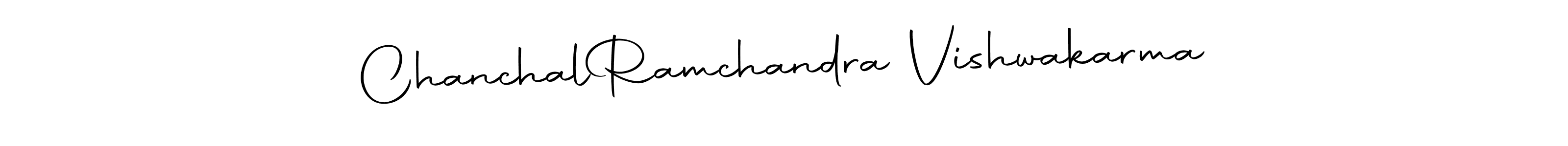 Chanchal  Ramchandra Vishwakarma stylish signature style. Best Handwritten Sign (Autography-DOLnW) for my name. Handwritten Signature Collection Ideas for my name Chanchal  Ramchandra Vishwakarma. Chanchal  Ramchandra Vishwakarma signature style 10 images and pictures png