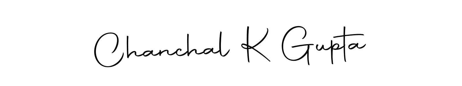 Create a beautiful signature design for name Chanchal K Gupta. With this signature (Autography-DOLnW) fonts, you can make a handwritten signature for free. Chanchal K Gupta signature style 10 images and pictures png