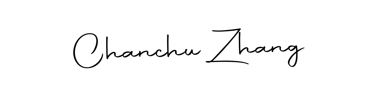 How to make Chanchu Zhang name signature. Use Autography-DOLnW style for creating short signs online. This is the latest handwritten sign. Chanchu Zhang signature style 10 images and pictures png