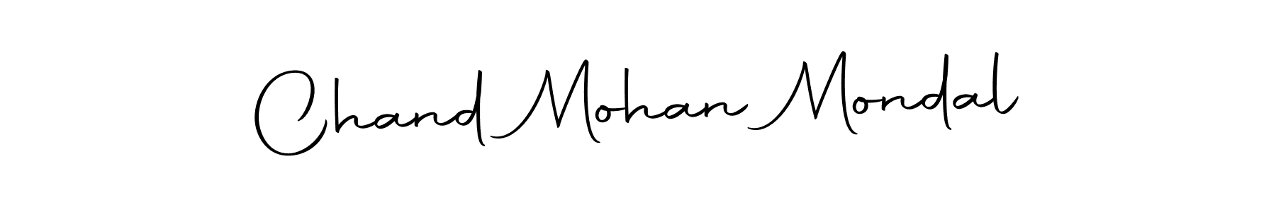 You can use this online signature creator to create a handwritten signature for the name Chand Mohan Mondal. This is the best online autograph maker. Chand Mohan Mondal signature style 10 images and pictures png