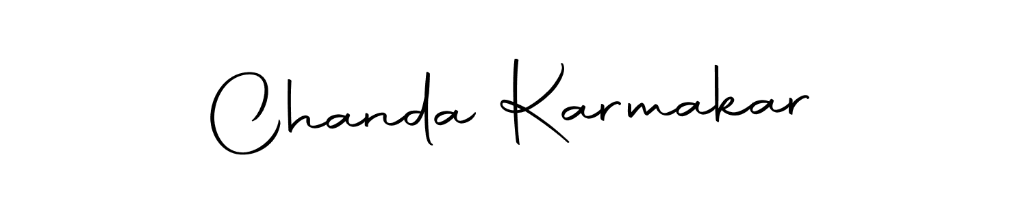 Design your own signature with our free online signature maker. With this signature software, you can create a handwritten (Autography-DOLnW) signature for name Chanda Karmakar. Chanda Karmakar signature style 10 images and pictures png