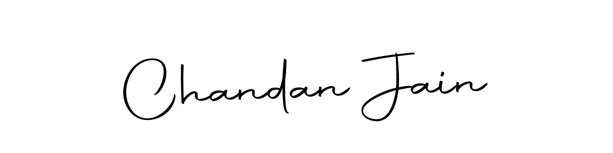 Create a beautiful signature design for name Chandan Jain. With this signature (Autography-DOLnW) fonts, you can make a handwritten signature for free. Chandan Jain signature style 10 images and pictures png