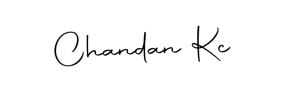 Design your own signature with our free online signature maker. With this signature software, you can create a handwritten (Autography-DOLnW) signature for name Chandan Kc. Chandan Kc signature style 10 images and pictures png