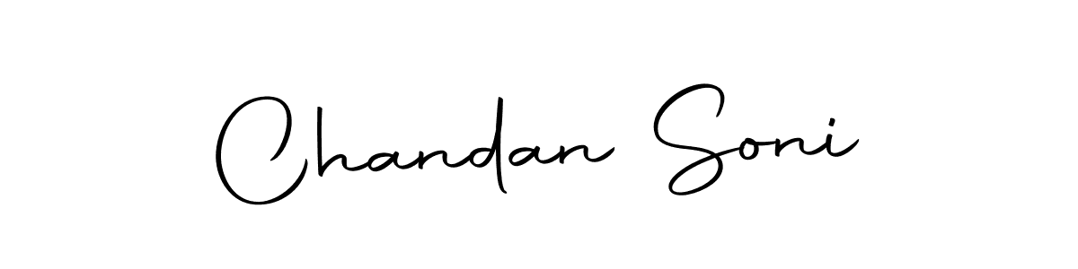 Make a beautiful signature design for name Chandan Soni. With this signature (Autography-DOLnW) style, you can create a handwritten signature for free. Chandan Soni signature style 10 images and pictures png