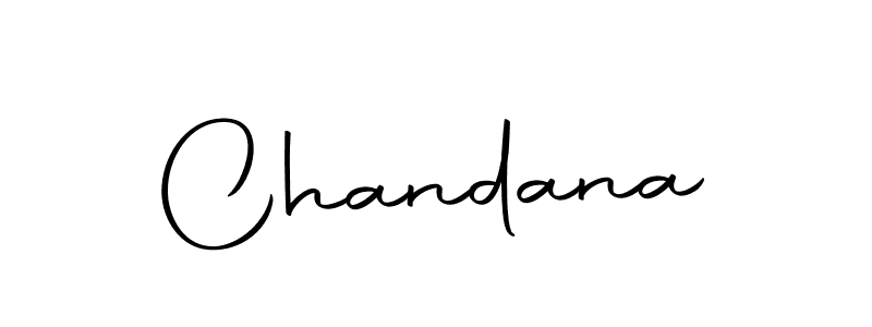 Create a beautiful signature design for name Chandana. With this signature (Autography-DOLnW) fonts, you can make a handwritten signature for free. Chandana signature style 10 images and pictures png