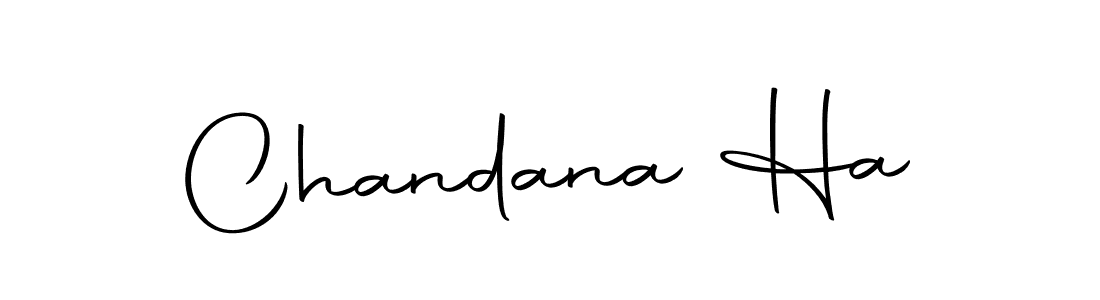 Create a beautiful signature design for name Chandana Ha. With this signature (Autography-DOLnW) fonts, you can make a handwritten signature for free. Chandana Ha signature style 10 images and pictures png