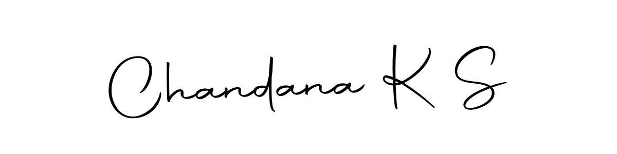 Chandana K S stylish signature style. Best Handwritten Sign (Autography-DOLnW) for my name. Handwritten Signature Collection Ideas for my name Chandana K S. Chandana K S signature style 10 images and pictures png