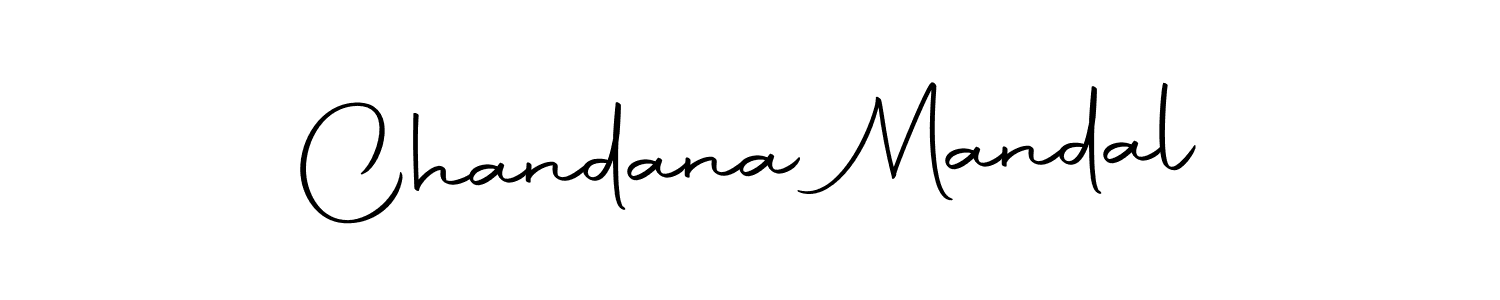 Design your own signature with our free online signature maker. With this signature software, you can create a handwritten (Autography-DOLnW) signature for name Chandana Mandal. Chandana Mandal signature style 10 images and pictures png