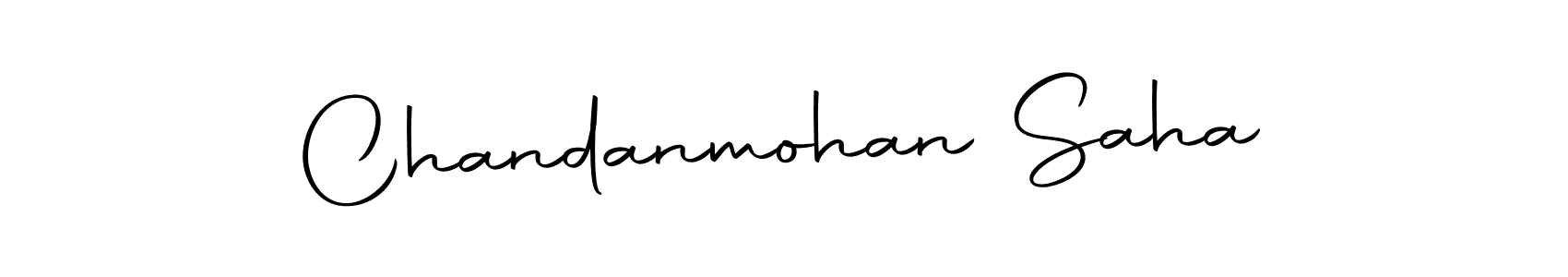 Create a beautiful signature design for name Chandanmohan Saha. With this signature (Autography-DOLnW) fonts, you can make a handwritten signature for free. Chandanmohan Saha signature style 10 images and pictures png