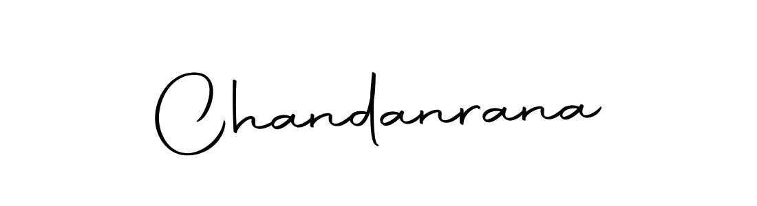 Create a beautiful signature design for name Chandanrana. With this signature (Autography-DOLnW) fonts, you can make a handwritten signature for free. Chandanrana signature style 10 images and pictures png
